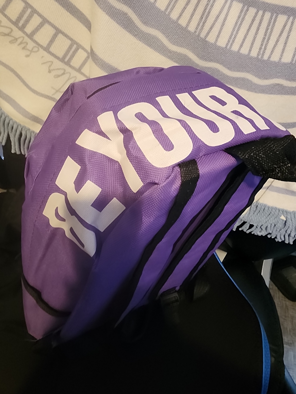 Purple Backpack 11x15 - Picture 5 of 8